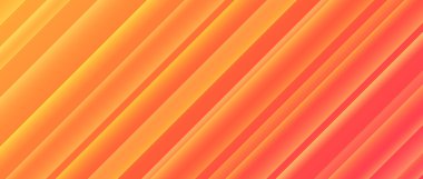 Çapraz çizgileri olan soyut sarı turuncu arka plan. Pürüzsüz eğimli ve çizgili kırmızı sarı doku. Pankart, sunum, el ilanı, poster, broşür ve dergi için modern şablon. Vektör arkaplanı