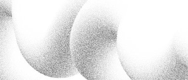 Dalgalı kum tanecikleri. Grunge eğimli eğimli dalga. Gürültülü noktalı çalışma duvar kağıdı. Siyah noktalar, benekler, parçacıklar ya da granül dokusu. Vektör soyut sıvı temel zemin örtüsü