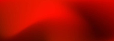 Soyut kırmızı dalga gradyan arkaplanı. Doymuş sıcak renkli duvar kâğıdı. Pankart, poster, broşür, broşür ve broşür için canlı, yoğun, bulanık bir zemin. Vektör yakut kaplaması