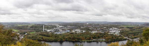 Syburg Dortmund Nrw Německo Října2022 Panoramatická Podzimní Fotografie Průmyslové Oblasti — Stock fotografie