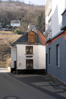 Altena, NRW, Almanya. 9 Mart 2025. Avrupa 'nın eski sokaklarında. Seyahat kavramı