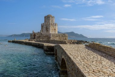 Messinia 'daki Methoni Şatosu, peloponez Yunanistan
