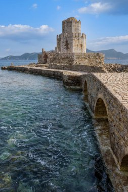 Messinia 'daki Methoni Şatosu, peloponez Yunanistan