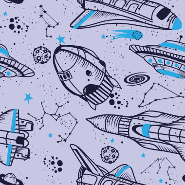 Uzay roketi ile Seamless Modeli