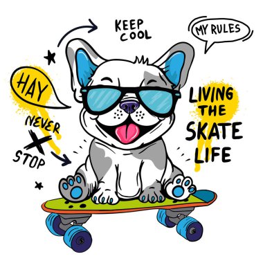 Kızlar ve oğlanlar için köpek resmi baskısı