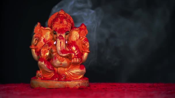 Lord Ganesh Chaturthi Festival Van India Vier Heer Ganesha Voor — Stockvideo