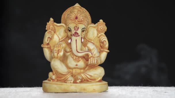 Lord Ganesha Ganesha Festival Lord Ganesha Sfondo Colorato Una Spruzzata — Video Stock