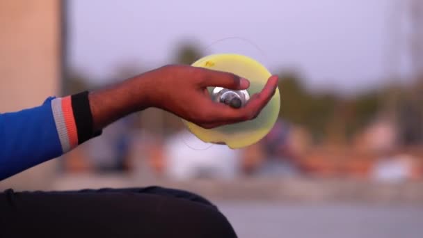 Człowiek Festiwalu Kite Sikar Rajasthan Indie Styczeń 2023 — Wideo stockowe