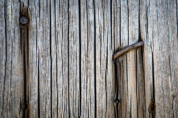 Old Wooden Texture Background Rusty Nails — Stock Photo, Image