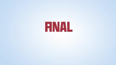 Son Satış Konsepti. Açık mavi arkaplanda metin ve resimli simgeler. 4K Video