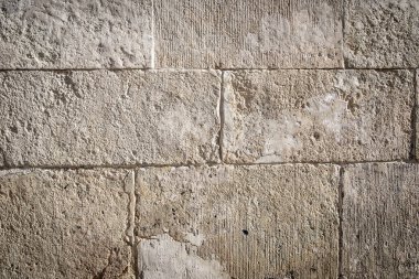 Vintage Dokulu Kireç Taşı Bloklarının Kapanışı.