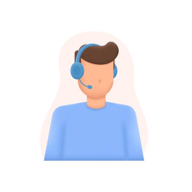 3D Müşteri Hizmetleri, Çağrı Merkezi, Yardım Hattı, Müşteri Destek Birimi Konsepti