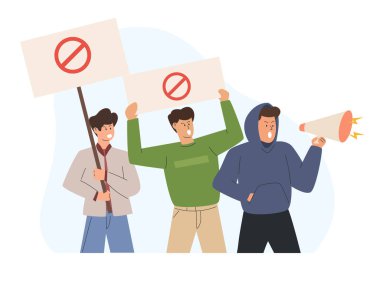 Çalışan protestosu, halk gösterisi, sivil hak, demokrasi veya siyasi konsept eylemleri