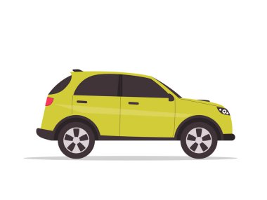 SUv mpv aile arabası vektör çizimi
