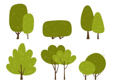 Çalı ağacı, çalılar, bahçe konsepti.