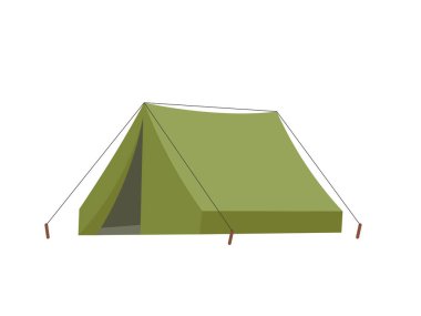 Kamp çadırı. Açık hava eğlencesi, seyahat, yürüyüş ekipmanları.