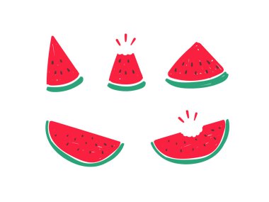 Karpuz dizaynı çizilmiş karpuz dizaynı