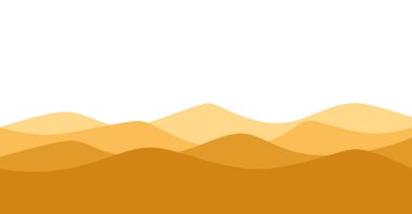 Sarı soyut manzara çöl kum dalgaları katmanı arka plan