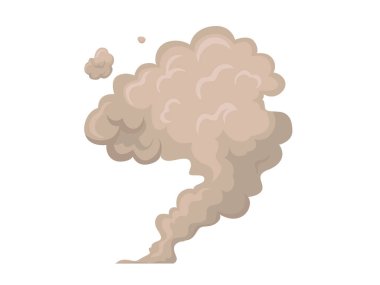 Duman Bulut ve Toz Patlaması Püfleme, duman akışı, hızlı hareketin animasyonu