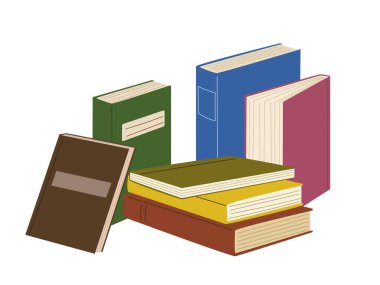 Kitap Yığını, Üniversite veya Okul Birikmiş Kitaplar