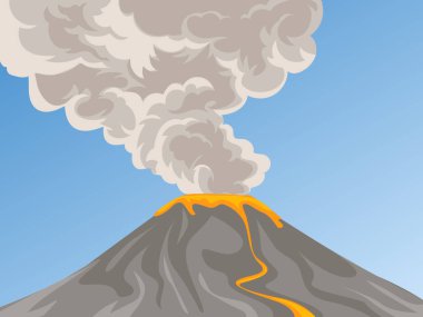 Aktif volkan, magmalı volkanik patlama