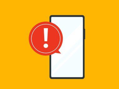 Taşınabilir ileti bildirimi, dolandırıcılık uyarısı, tehlike hatası uyarısı, virüs sorunu