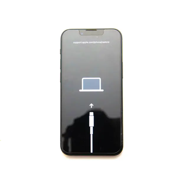 Coppell Sept Vista Superior Apple Iphone Mini Mostrando Soporte Apple —  Fotos de Stock