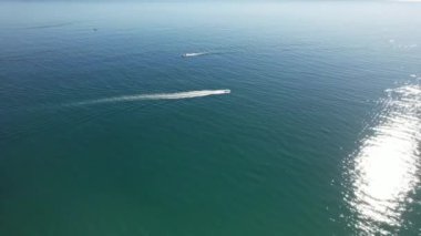 Fuengirola, Aerial beautiful view of the city of the mediterranean sea in the south Spain
