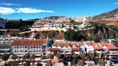 aerial view of the city of Fuengirola, Spain