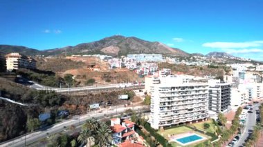 aerial view of the city of Fuengirola, Spain