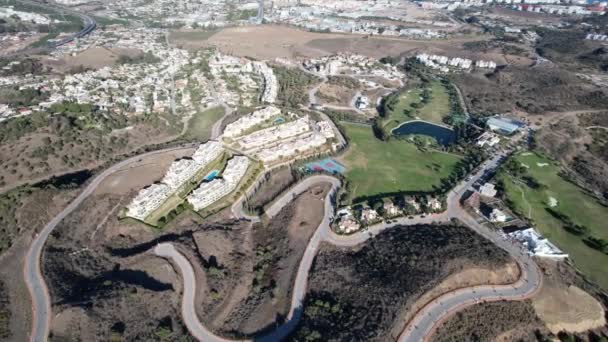 Fuengirola Golf Course Aerial View Spain — Video Stock