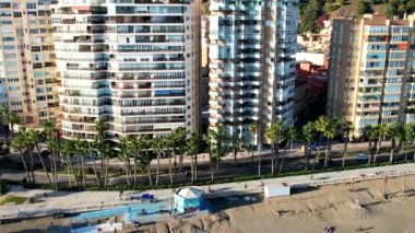 Aerial view of the city of Malaga
