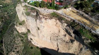 Aerial Ronda, Spain Puento Nuevo