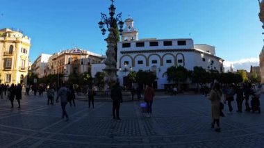 street view of the streets of the Sevilla