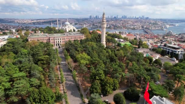 Görüntüsü Stanbul Türkiye Meşhur Cami Mirası Ortaya Çıkıyor Yüksek Kalite — Stok video