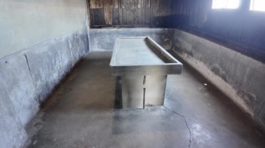Nazi Alman Majdanek toplama kampı, Lublin, Polonya. Yüksek kalite 4k görüntü.