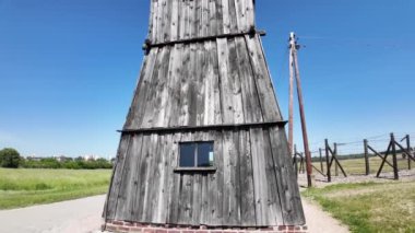 Nazi Alman Majdanek toplama kampı, Lublin, Polonya. Yüksek kalite 4k görüntü.