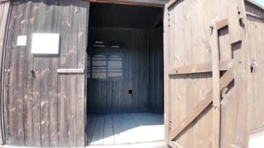 Nazi Alman Majdanek toplama kampı, Lublin, Polonya. Yüksek kalite 4k görüntü.
