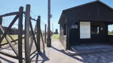Nazi Alman Majdanek toplama kampı, Lublin, Polonya. Yüksek kalite 4k görüntü.