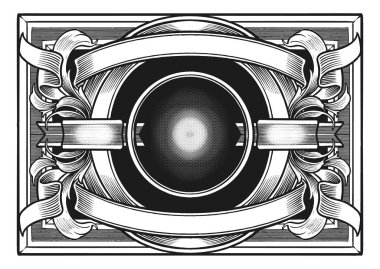 çember süsleme biçimi sanat vektörü