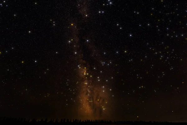 Ночное Звездное Небо Абстрактный Естественный Фон Млечный Путь — стоковое фото