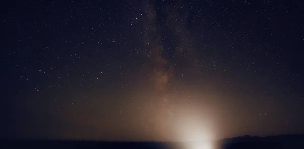 Нічне Зоряне Небо Абстрактне Природне Тло Чумацький Шлях — стокове фото