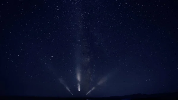 Нічне Зоряне Небо Абстрактне Природне Тло Чумацький Шлях — стокове фото