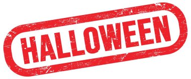 Cadılar Bayramı, kırmızı dikdörtgen işareti üzerinde metin.