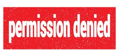 Kırmızı grungy mühür işareti üzerine yazılmış metin reddedildi.