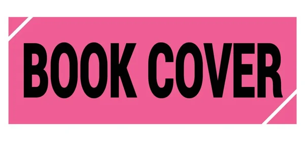 Pembe Siyah Grungy Işareti Üzerine Yazılmış Kitap Kapağı Metni — Stok fotoğraf