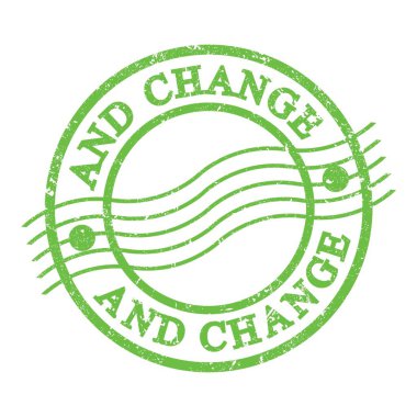 Ve bozukluk, yeşil grungy posta pulunda yazılı metin.