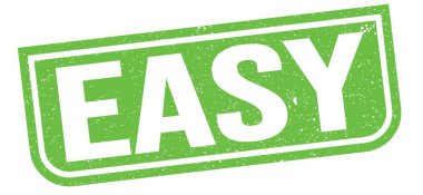 Yeşil grungy mühür işareti üzerine yazılmış kolay metin.