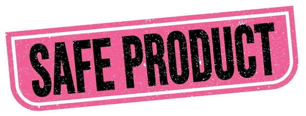 Safe Product Text Written Pink Black Grungy Stamp Sign — Photo