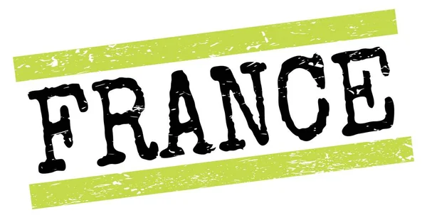 Frankreich Text Geschrieben Auf Grün Schwarzen Grungy Lines Stempelschild — Stockfoto